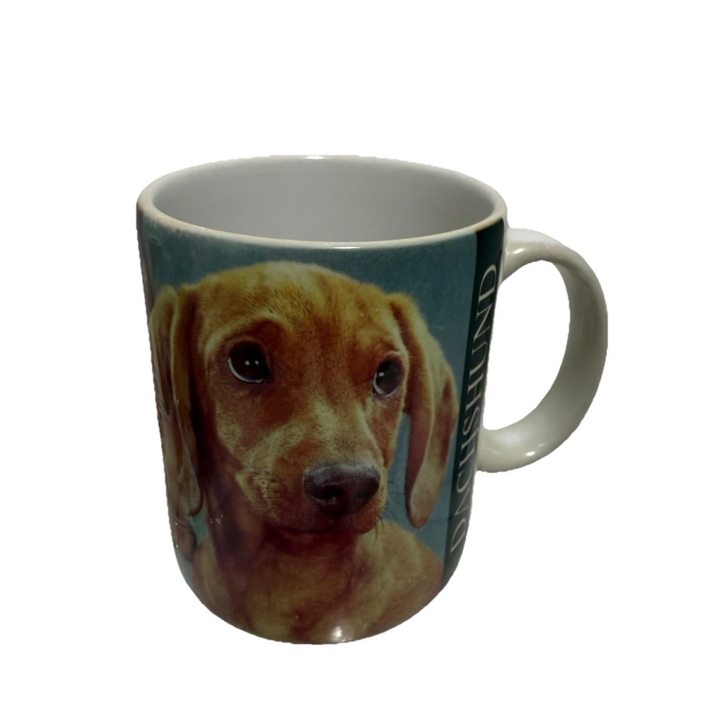 DACHSHUND Walter Chandoha Photo 1992 XPRES Corp. 12 Oz Mug Cup THAILAND